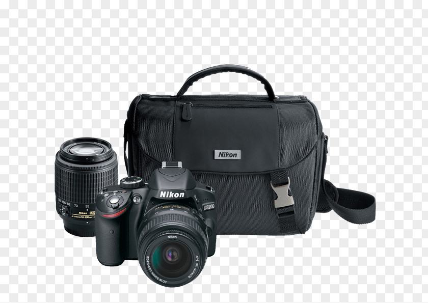 Camera Nikon D3200 D3300 AF-S DX Zoom-Nikkor 55-200mm F/4-5.6G Digital SLR Format PNG
