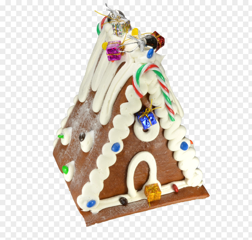 Christmas Gingerbread House Cake Lebkuchen PNG