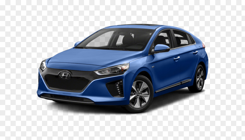 Hyundai 2017 Ioniq EV Car Motor Company Electric Vehicle PNG