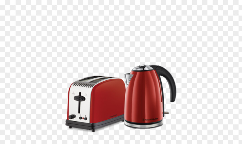 Kettle Russell Hobbs Toaster Home Appliance PNG