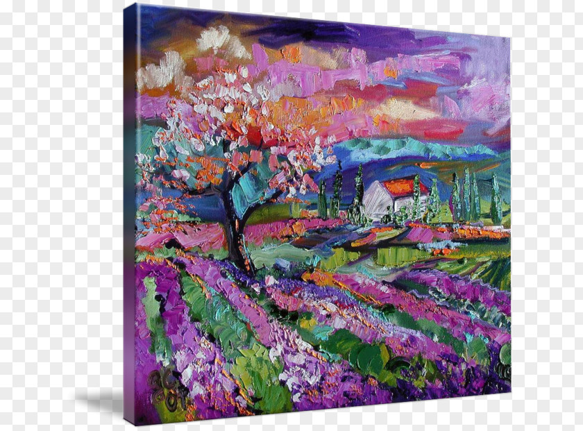 Painting Oil English Lavender Acrylic Paint PNG