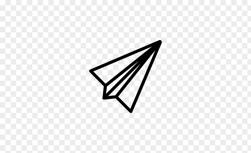 Paper Airplane Plane Symbol PNG