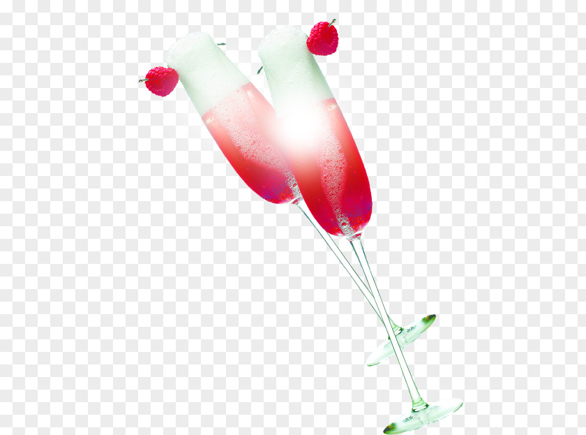 Red Champagne Image Cocktail Wine Garnish PNG