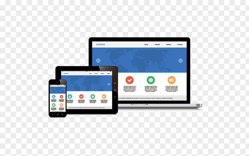 Responsive Ui Web Design Development PNG