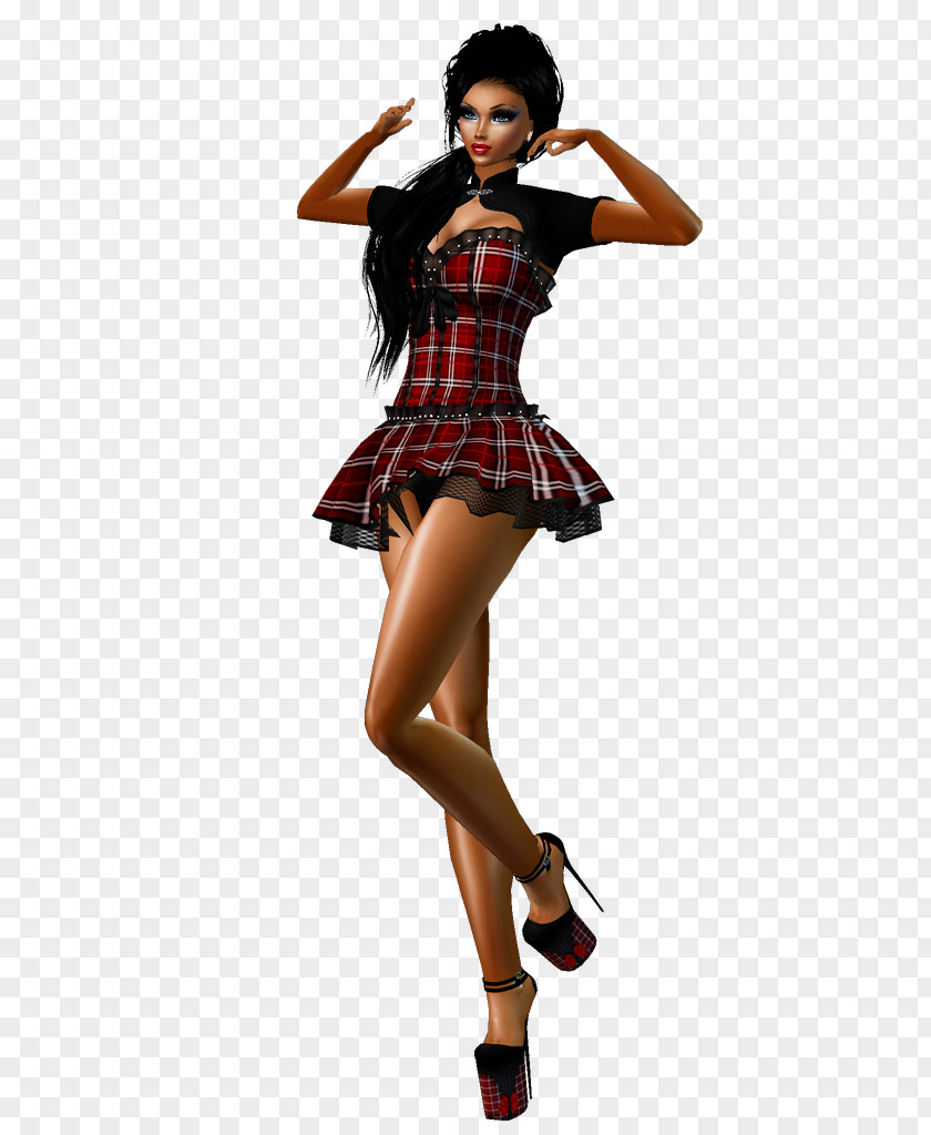 Taiwan Flag Tartan Costume Designer PNG