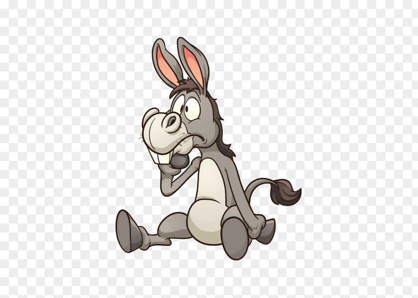 Donkey Cartoon Drawing PNG