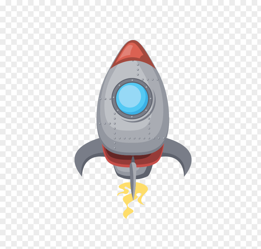 Grey Rocket Icon PNG