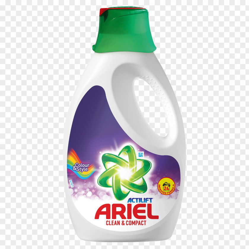 Ariel Laundry Detergent With Downy Liquid PNG