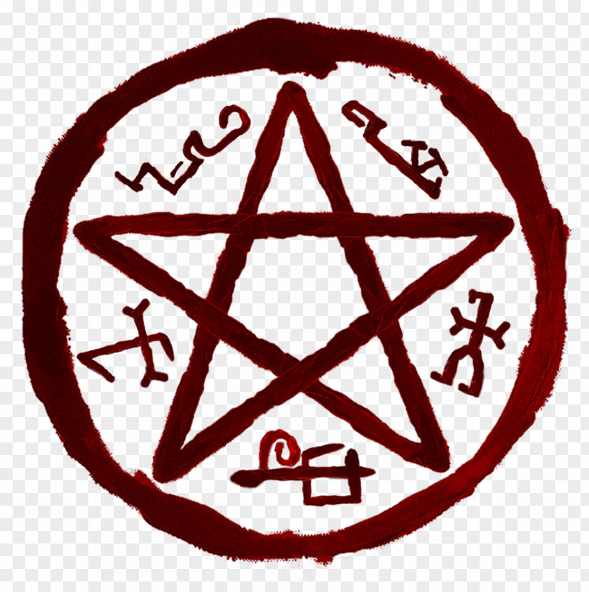 Devil's Trap Demon Sigil Symbol Bobby Singer PNG Singer, supernatural, red star art clipart PNG