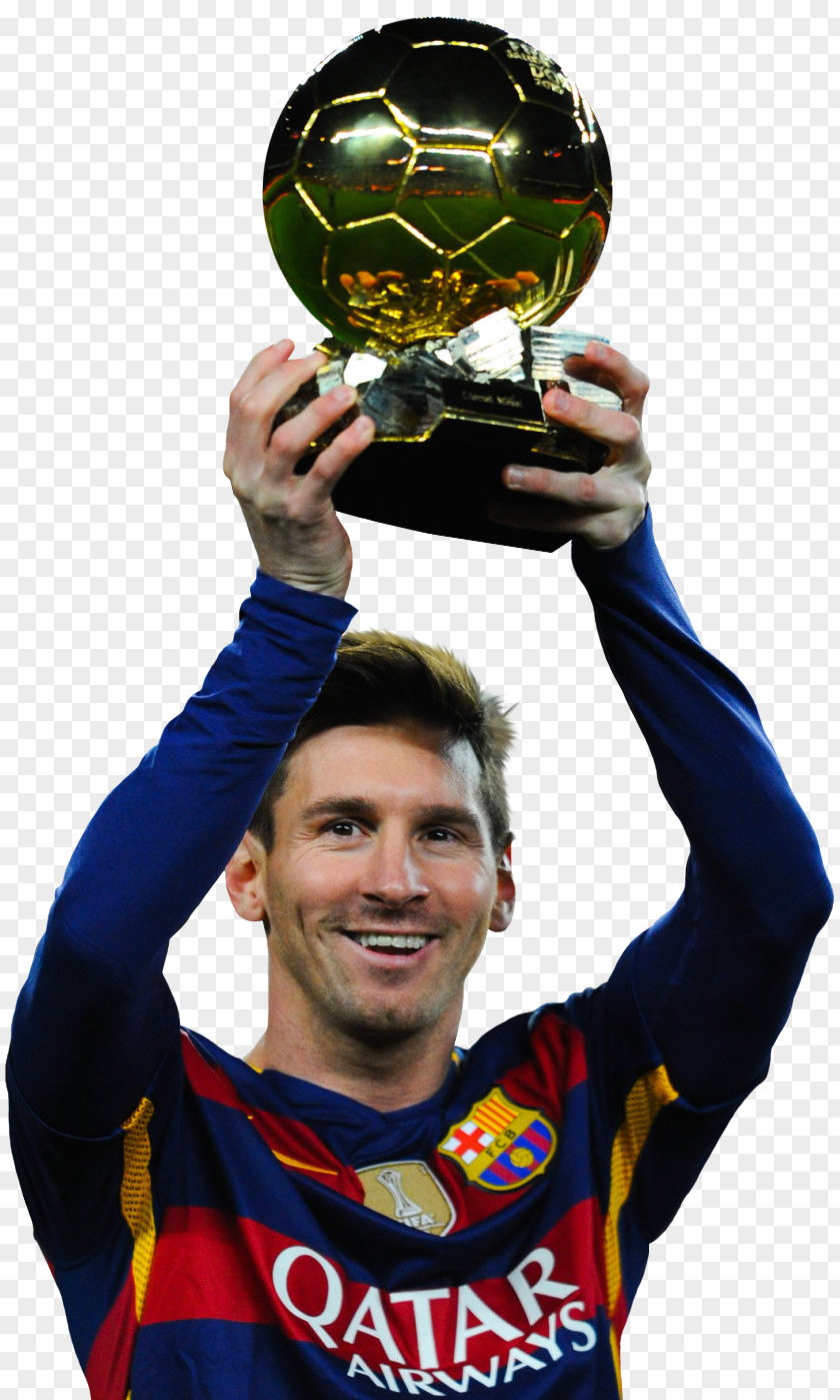 Lionel Messi Trophy FC Barcelona American Football Protective Gear PNG