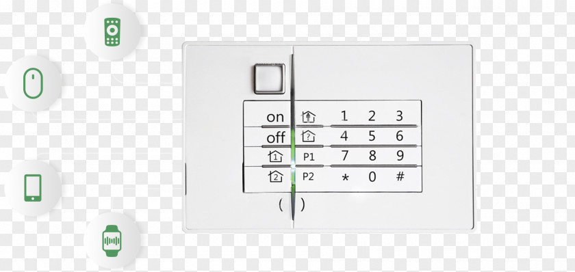 Tech House Numeric Keypads Font PNG