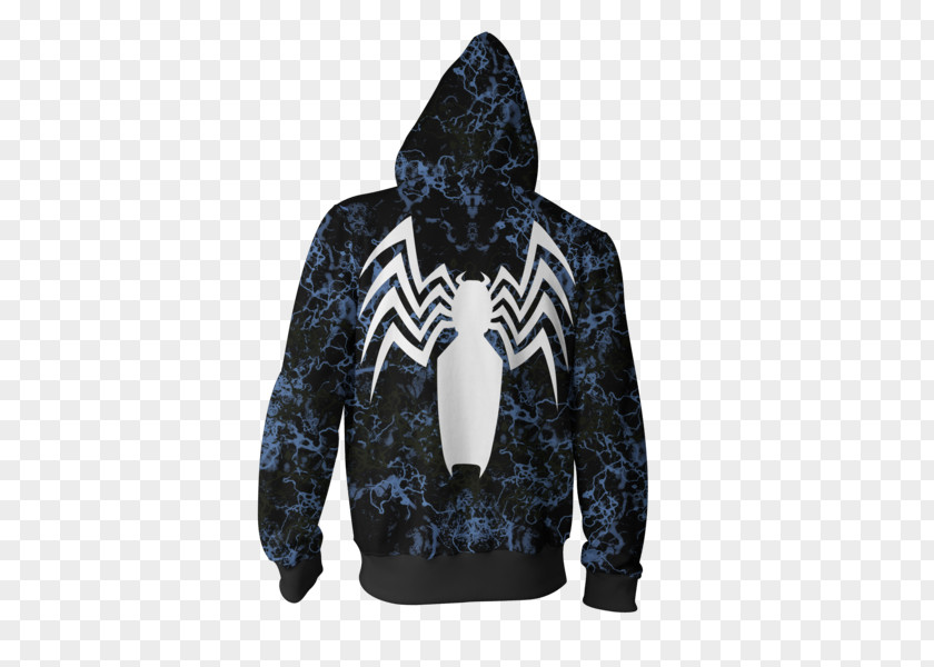 Venom Vs Carnage Hoodie Zipper Sweater T-shirt Clothing PNG