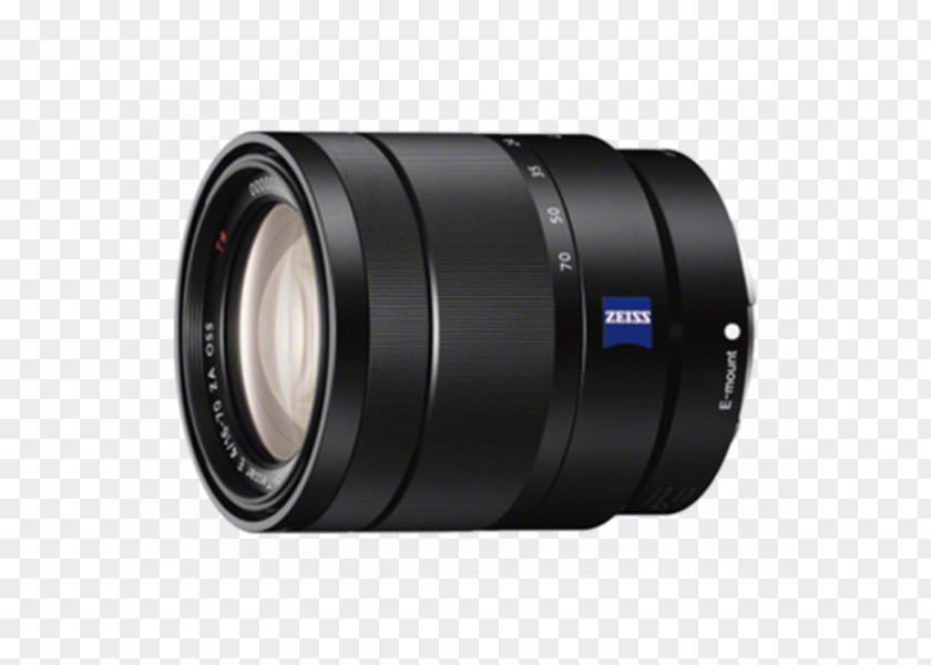 Camera Lens Sony E-mount Vario-Tessar T* E 16-70mm F/4.0 ZA OSS α Carl Zeiss F4 PNG