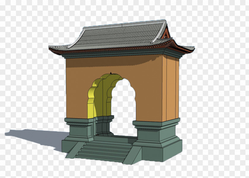 Cartoon Gate 3D Computer Graphics Illustration PNG