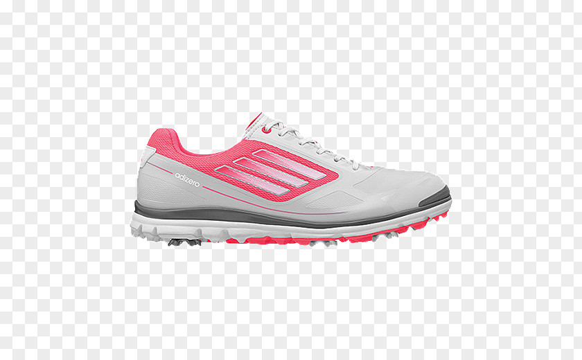 Orange Pink Adidas Shoes For Women Sports Golf Women's Adizero Tour III PNG