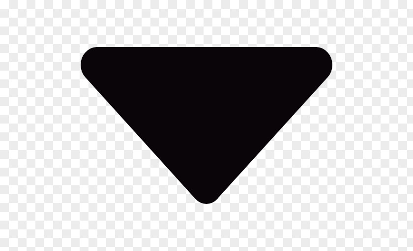 Triangular Arrow Caret PNG