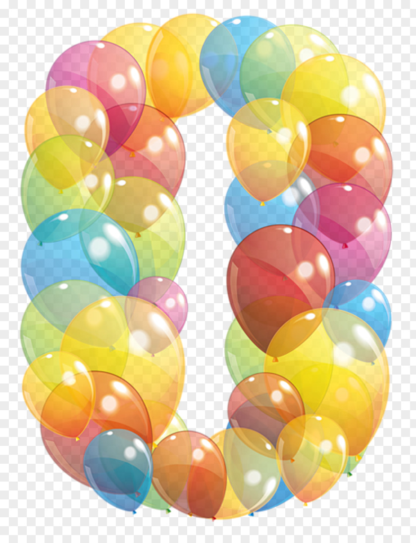 Balloon Modelling Number Clip Art PNG