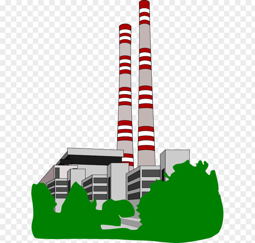Chimney Tower Factory Cartoon PNG