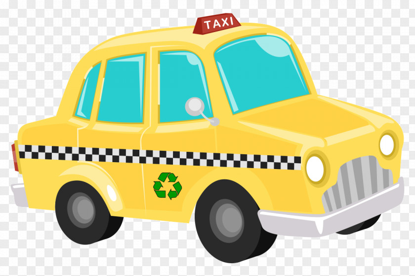 Taxi Yellow Cab Hackney Carriage Clip Art PNG