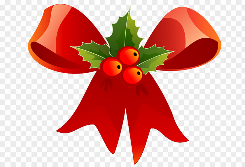 Christmas Holly Graphics Ribbon Clip Art PNG