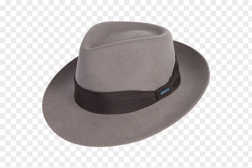 Hat Fedora Cashmere Wool Preto PNG