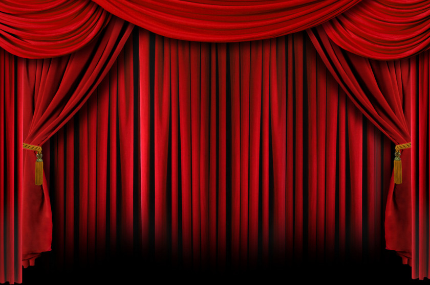 Movie Theatre Light Theater Drapes And Stage Curtains Red Clip Art PNG