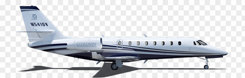 Private Jet Aircraft Cessna Citation Sovereign Flight Airplane Business PNG