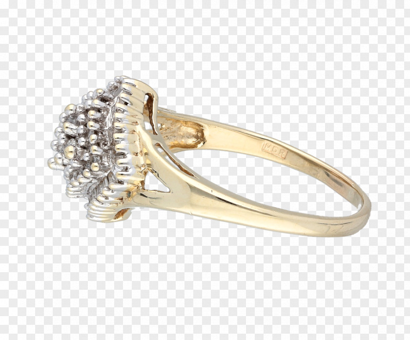 Twig Ring With Diamond Band Body Jewellery Human PNG