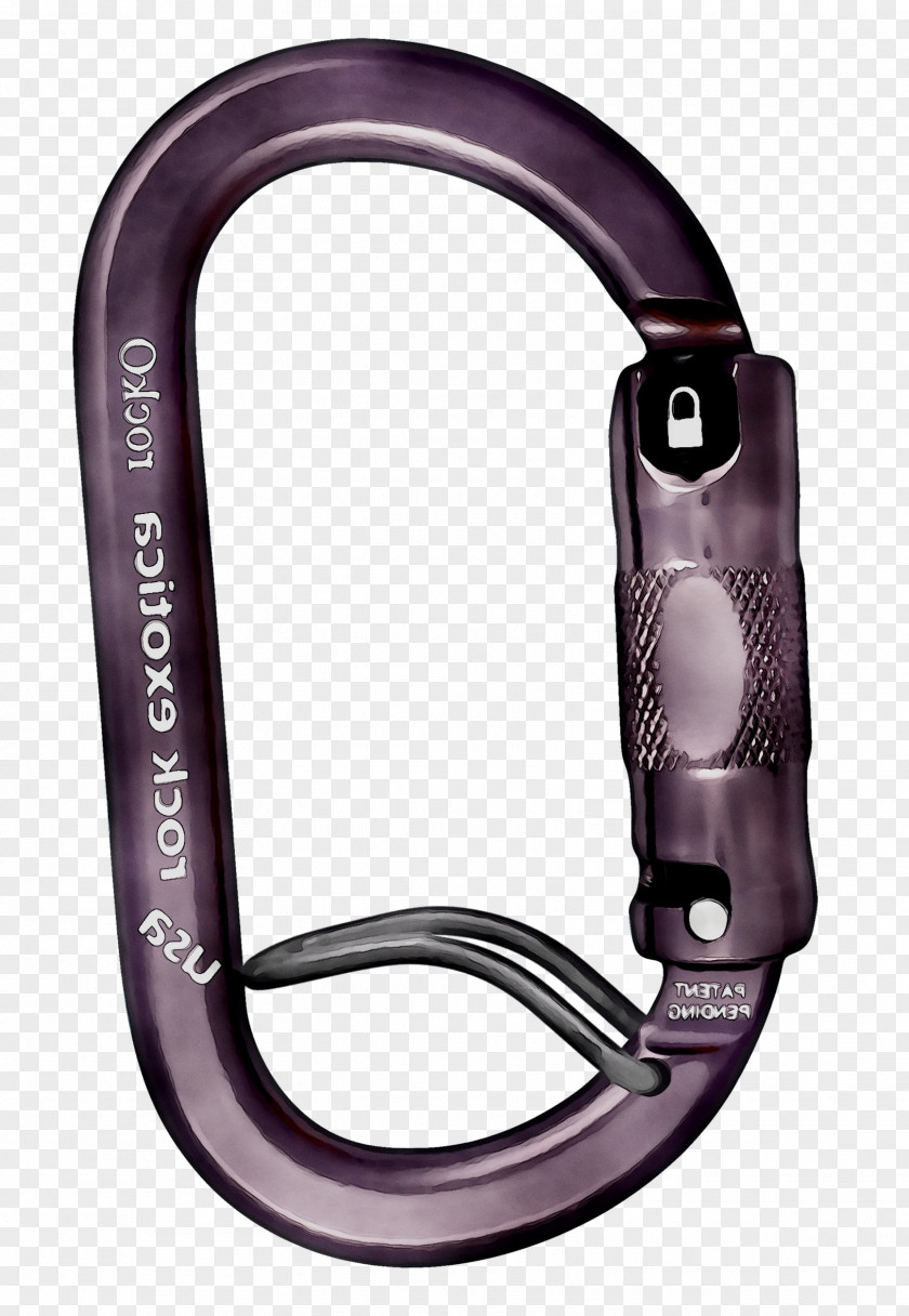 Carabiner Product Design Purple PNG