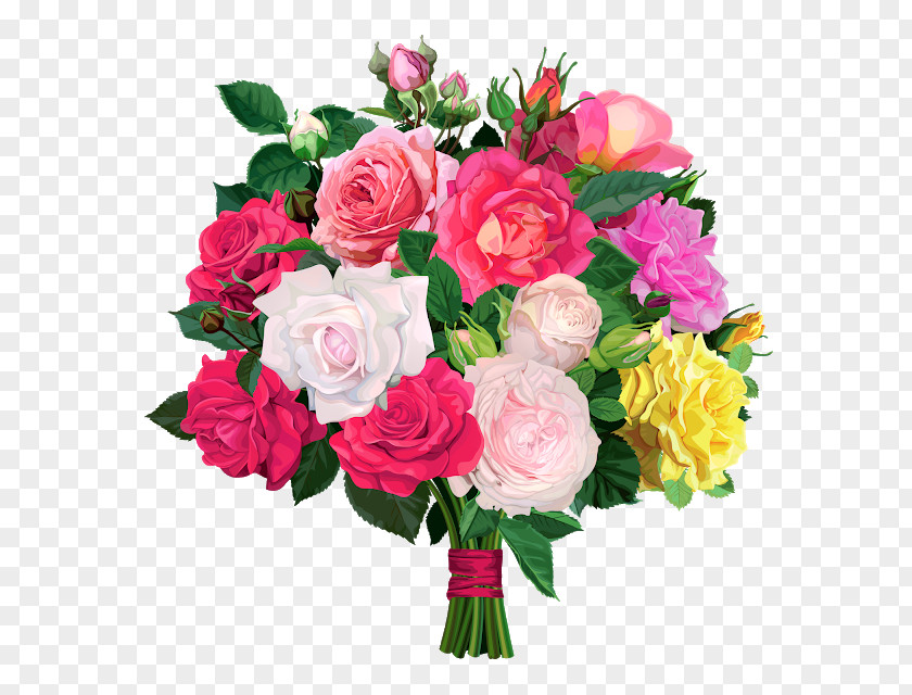 Flower Bouquet Clip Art Rose Openclipart PNG