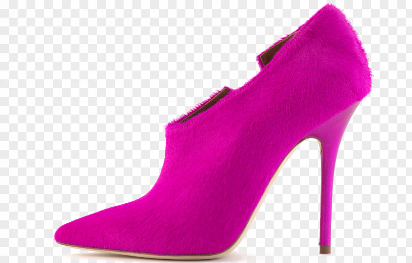 Fuchsia Heel Shoe Boot Pink M PNG