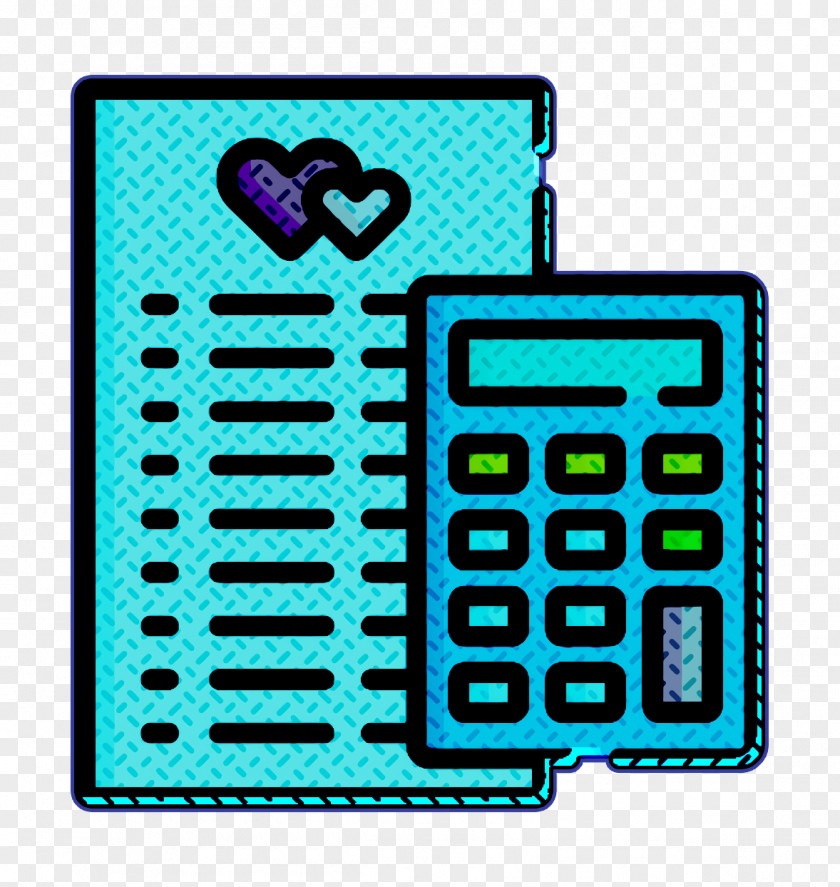 Heart Icon Wedding Cost PNG