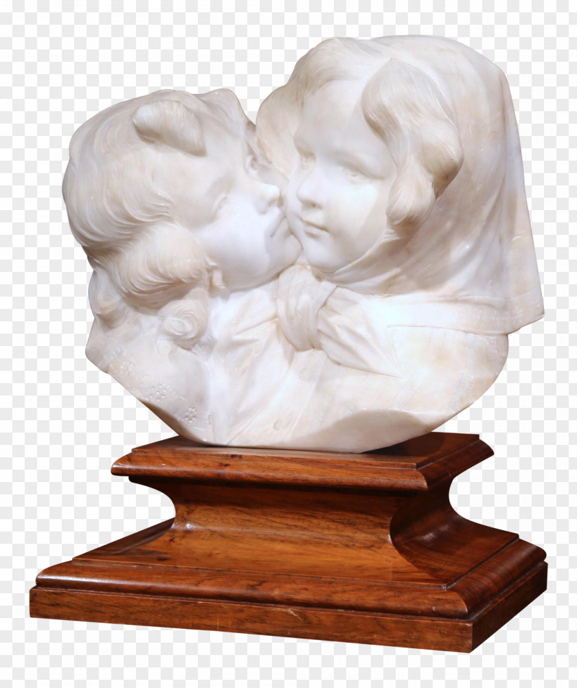 Marble Bust Of A Woman (Marie-Thérèse) Stone Carving Bronze PNG