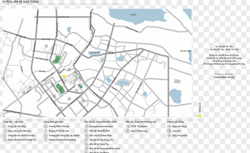 Apartment Yen Hoa Diagram PNG