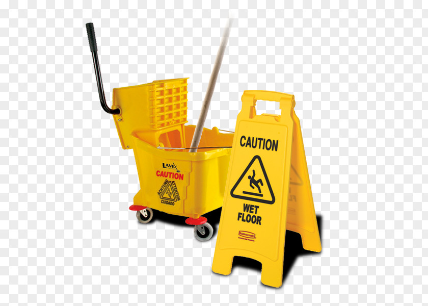 Janitor Floor Warning Sign Rubbermaid Safety PNG