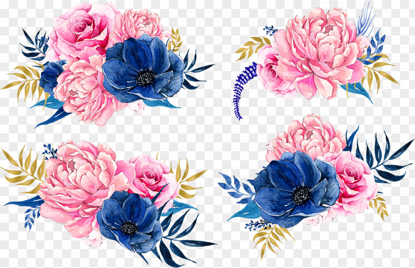 Pattern Flower Pink Flowers Peony Clip Art PNG