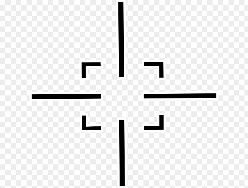 Scope Symbol Cross Pattern PNG