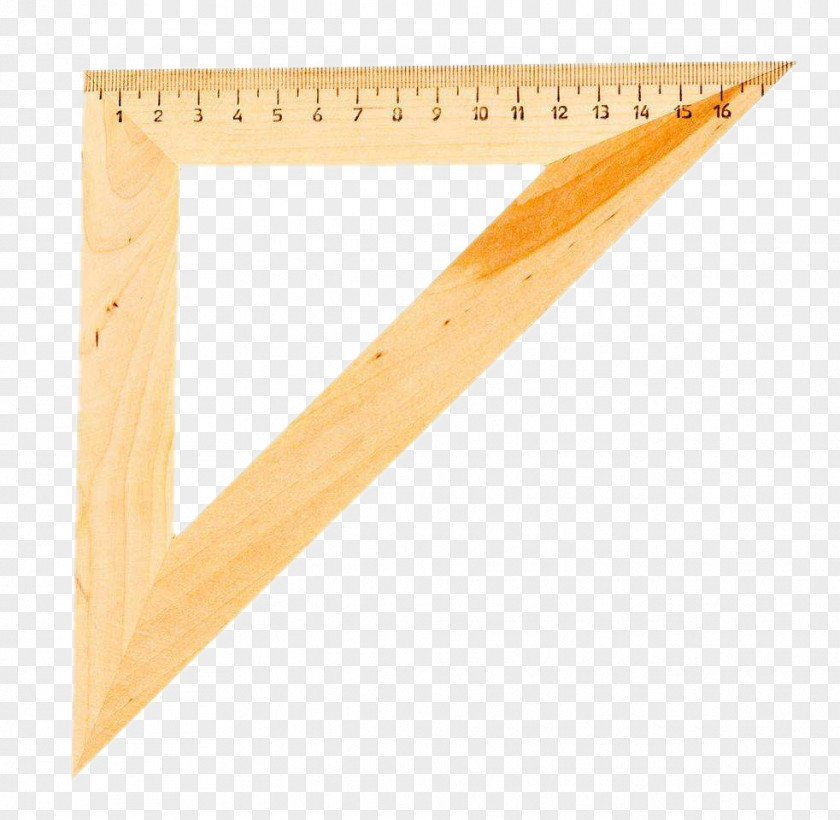 Triangle Ruler Plastic Icon PNG