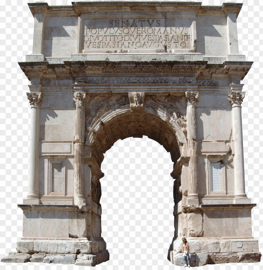 Triumphal Arch Of Titus Constantine Septimius Severus Palatine Hill PNG