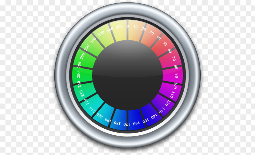Color Meter Eye Gauge Circle PNG