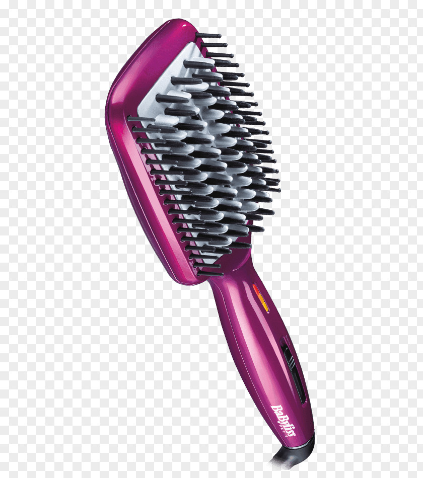 Hair Straightener Iron Brush Comb BaByliss SARL PNG