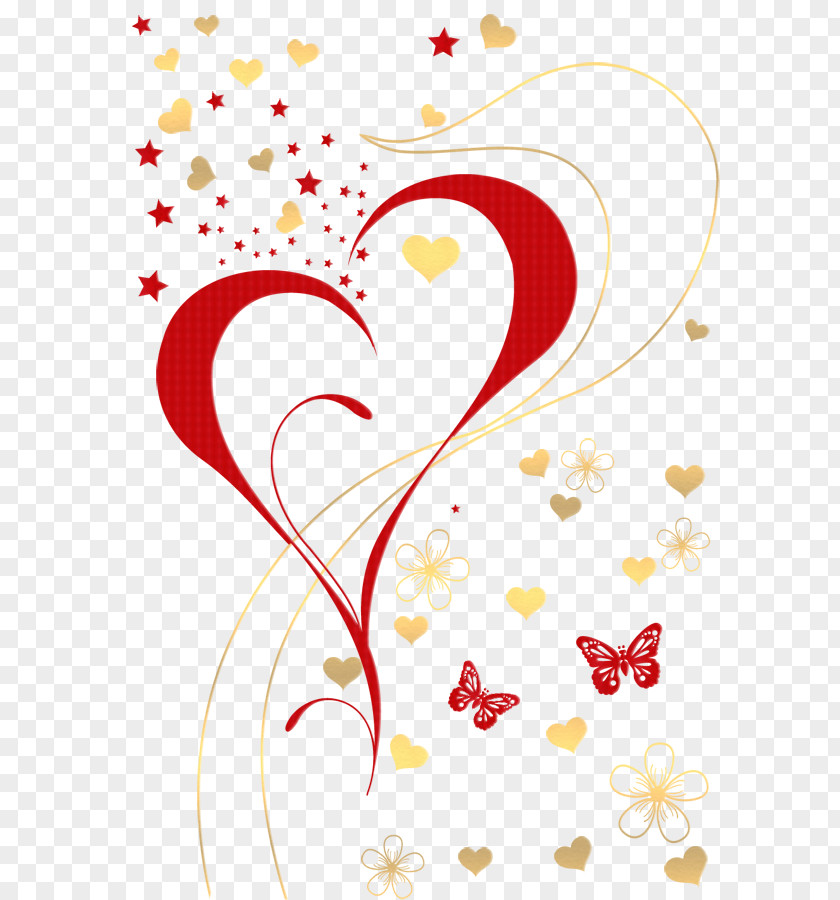 Heart Petal Character Clip Art PNG