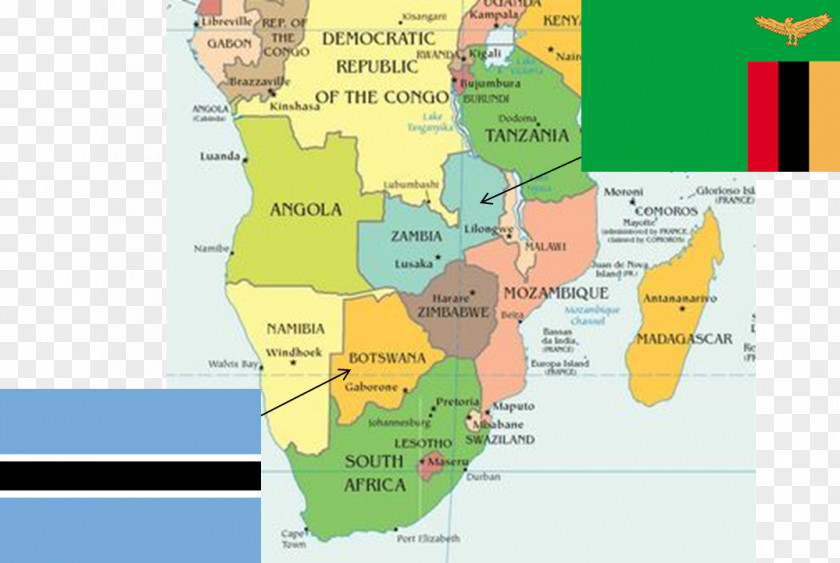 Map Central Africa Mapa Polityczna World Physische Karte PNG