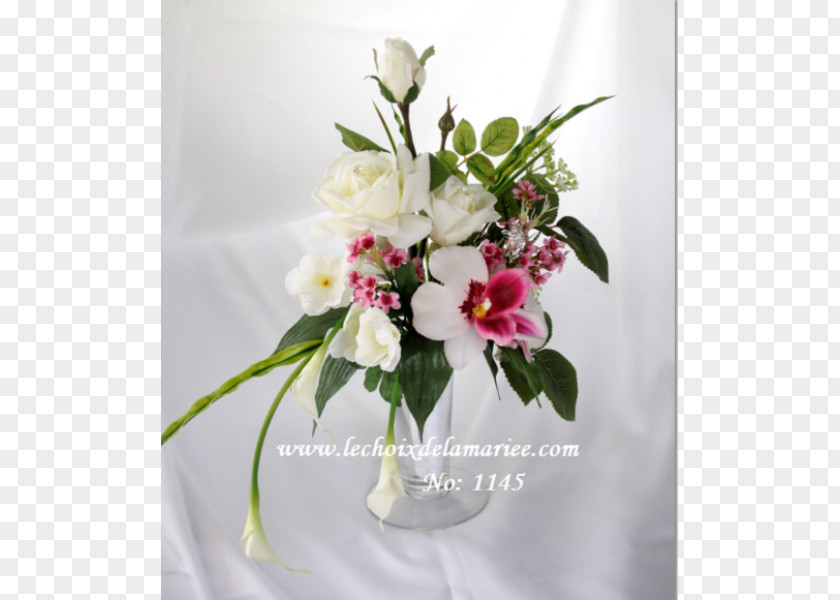 White Bouquet Floral Design Flower Cut Flowers Vase PNG