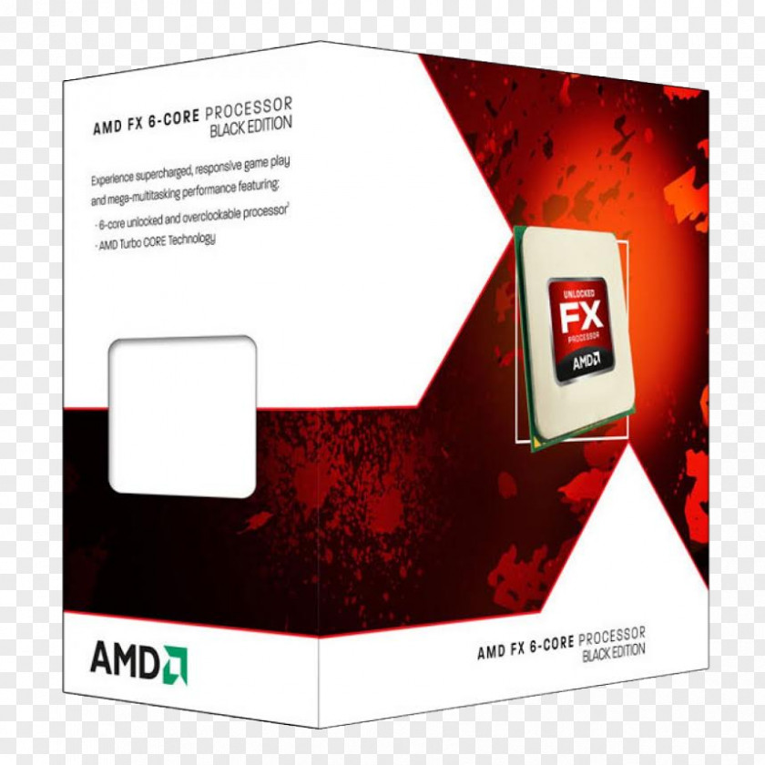 Bulldozer AMD FX-6300 Black Edition Socket AM3+ Advanced Micro Devices Multi-core Processor PNG