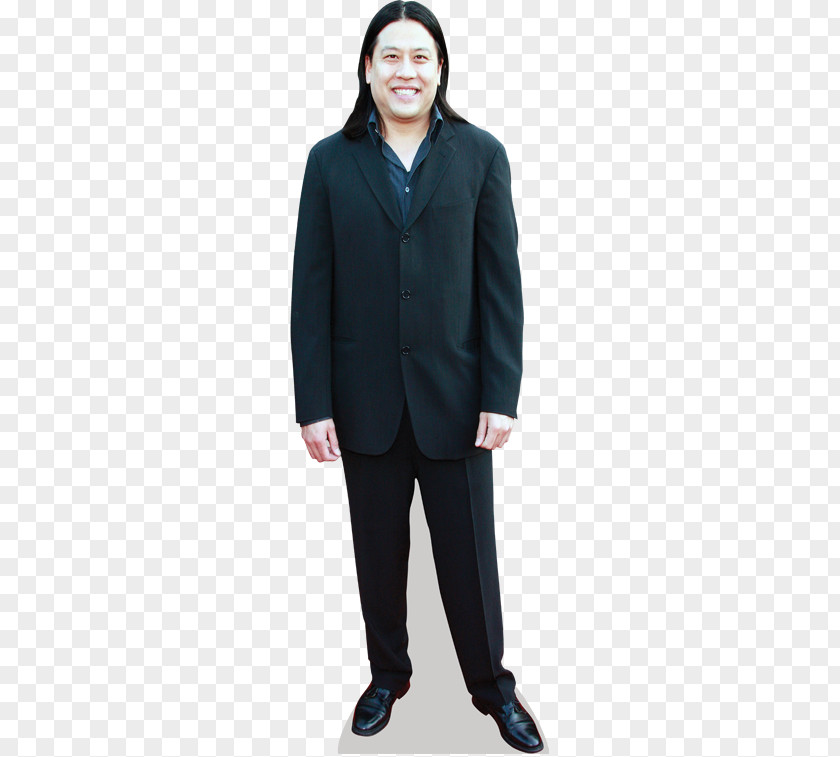 Gates Mcfadden Blazer Coat Celebrity Cutouts Garrett Wang Life Size Cutout Jacket Blue PNG