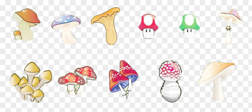 Mushroom,lovely,Cartoon,color Mushroom Euclidean Vector Illustration PNG