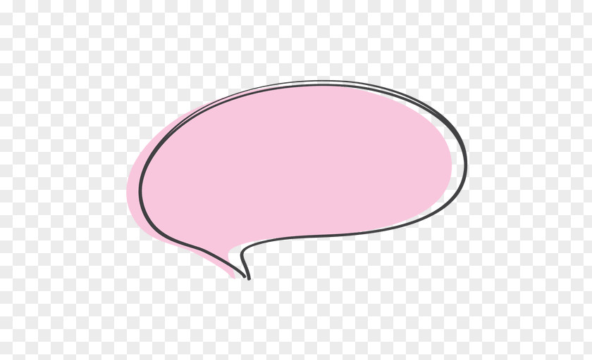 Pink Cartoon Speech Balloon Doodle Drawing PNG