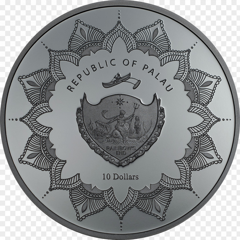 Silver Coin Budai Palau PNG