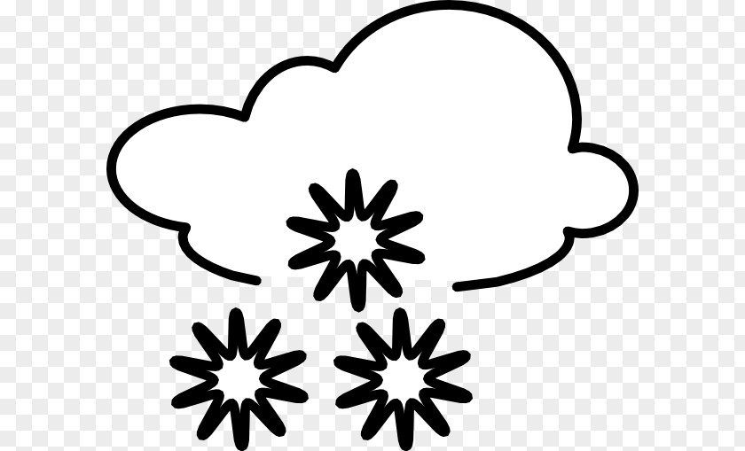 Snowy Vector Cloud Clip Art PNG